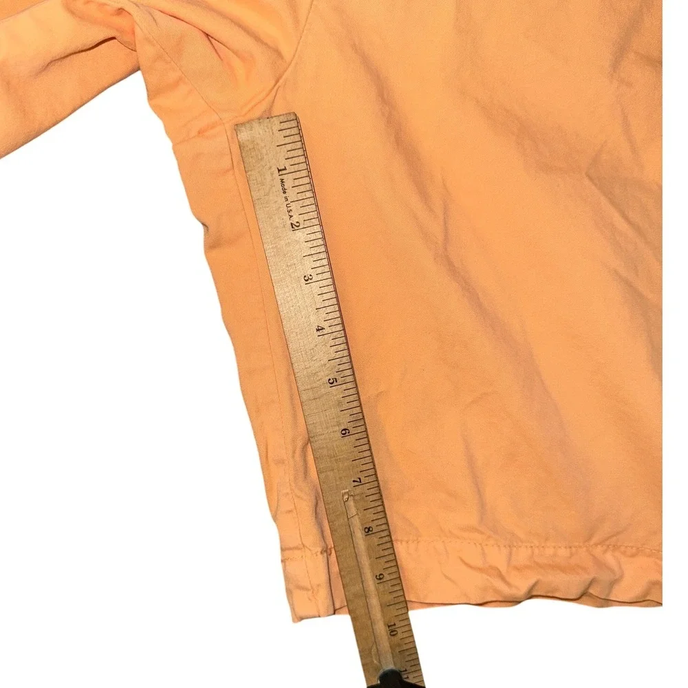 Tommy Bahama Boracay Shorts Mens 32 Orange Pima Cotton Modal Chino Peach